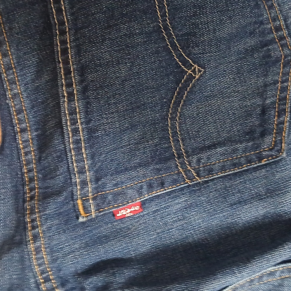 Levi's Classic Straight Fit Denim Jeams Size W36 L34 - Picture 8 of 14